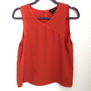 Trouve wrap blouse tank